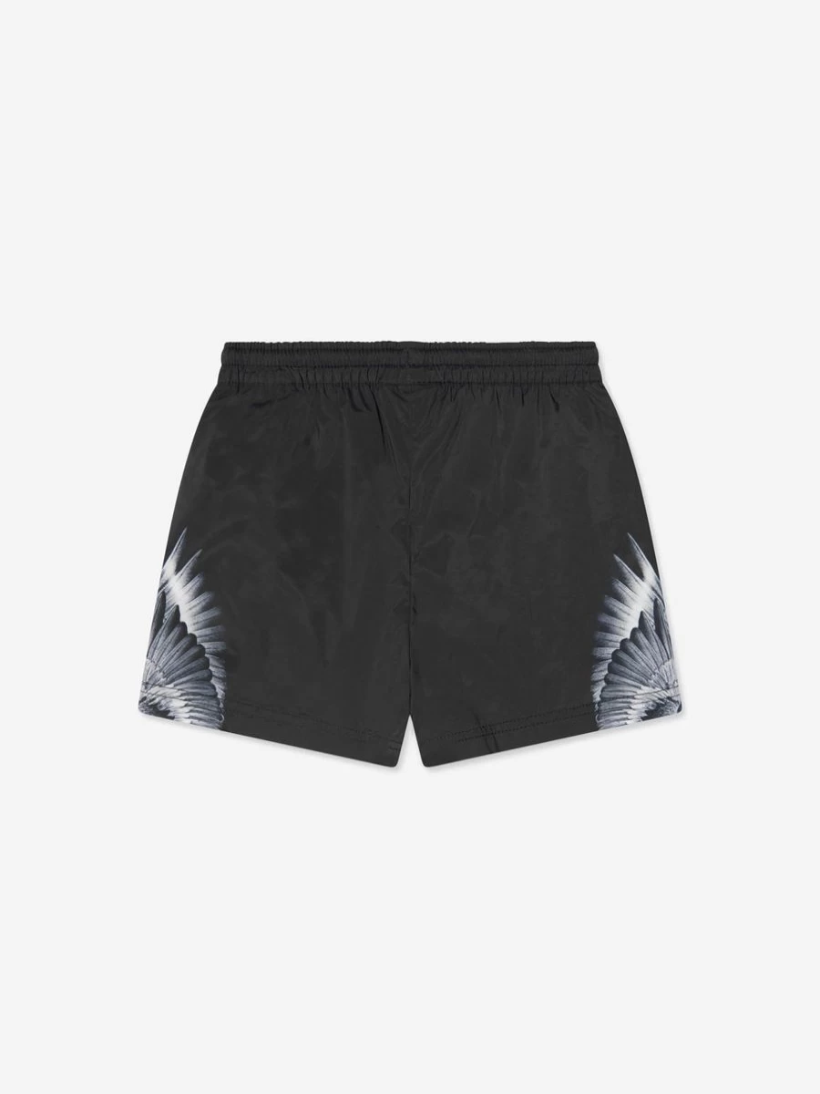 Marcelo Burlon Teen Boys' Icon Wings Swim Shorts for Summer Beachwear