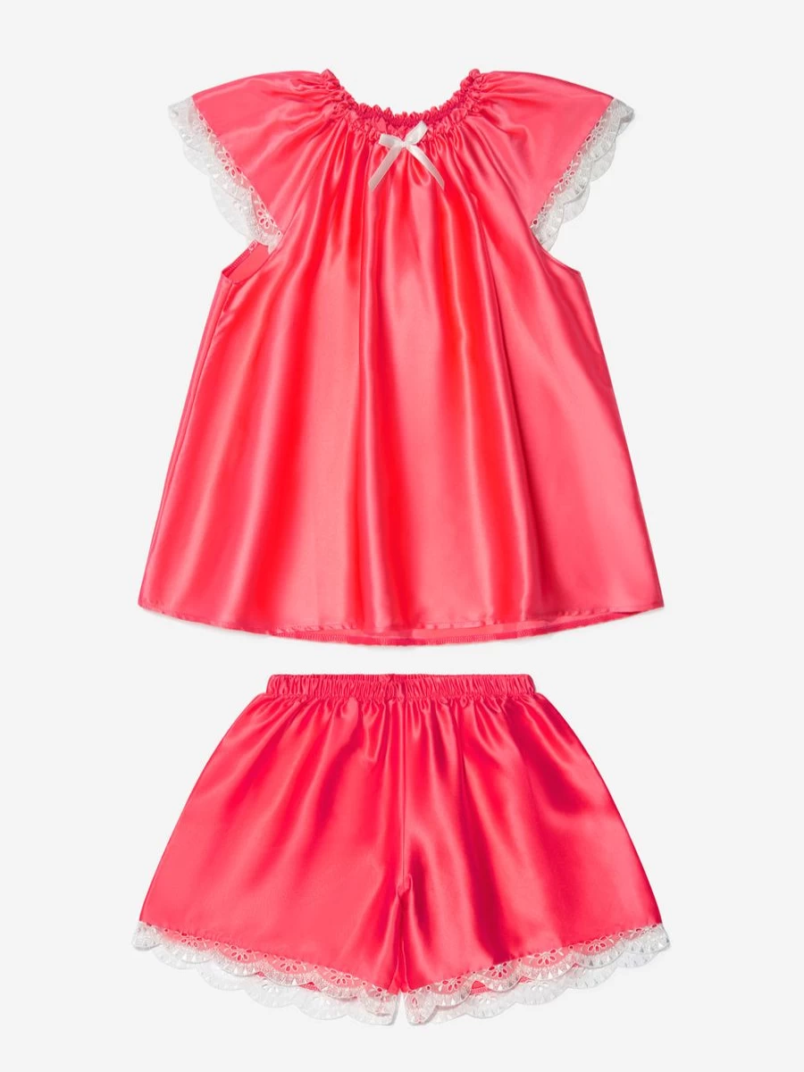 Amiki Children Girls Silk Aria Pyjamas - Luxurious Sleepwear for Girls