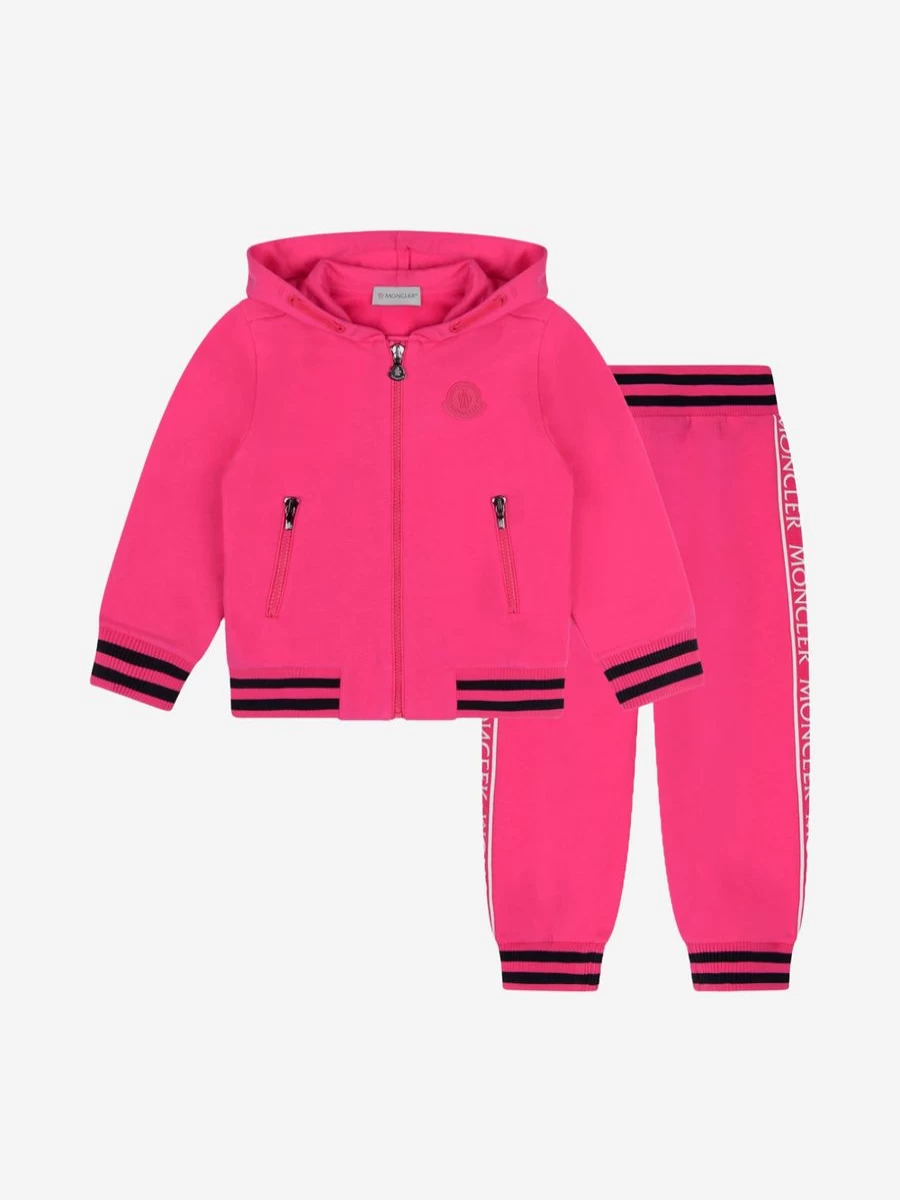 Moncler Enfant Girls Cotton Tracksuit - Comfortable & Stylish Outfit for Kids