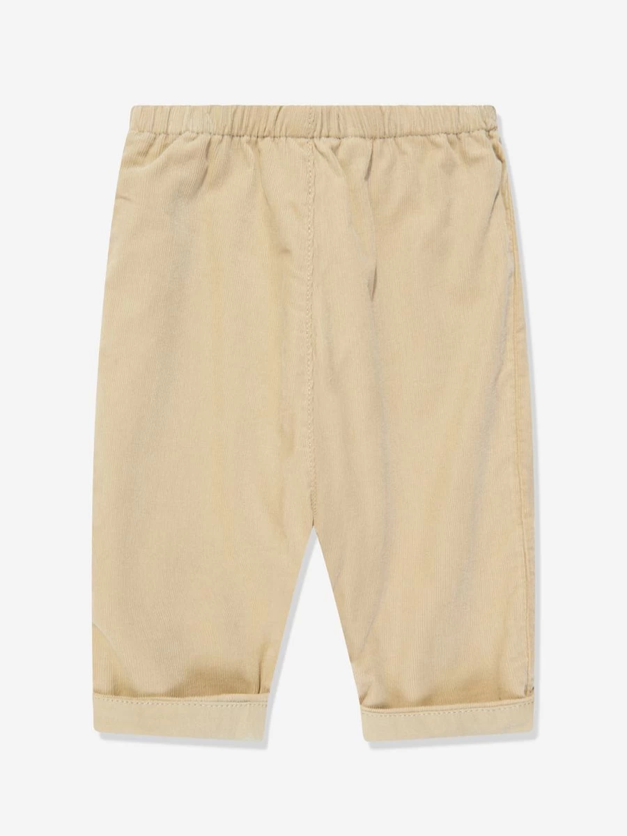 Bonpoint Girls' Beige Baby Dandy Trousers – Premium Comfort & Style