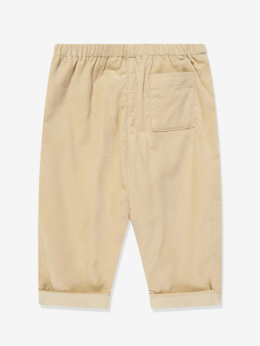 Bonpoint Girls' Beige Baby Dandy Trousers – Premium Comfort & Style