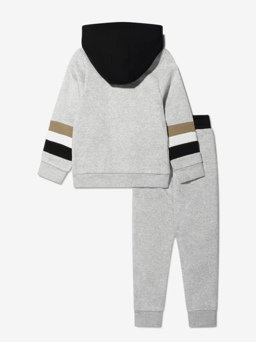 BOSS Teen Grey Logo Tracksuit for Boys - Stylish Athletic Wear