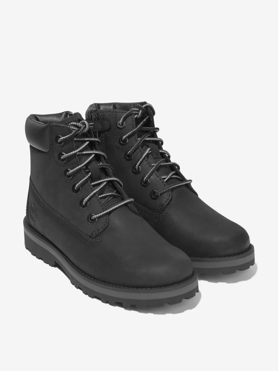 Timberland Teen Kids Nubuck 6 Inch Waterproof Hiking Boots Pine Green