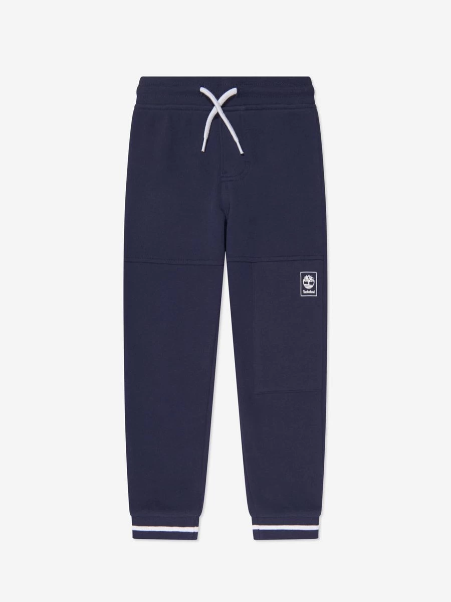 Timberland Boys' Navy Logo Joggers - Comfortable Casual Pants for Toddlers