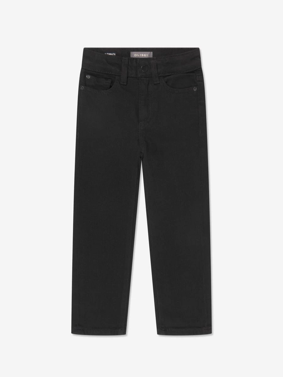 DL1961 Boys Brady Slim Fit Black Jeans for Kids