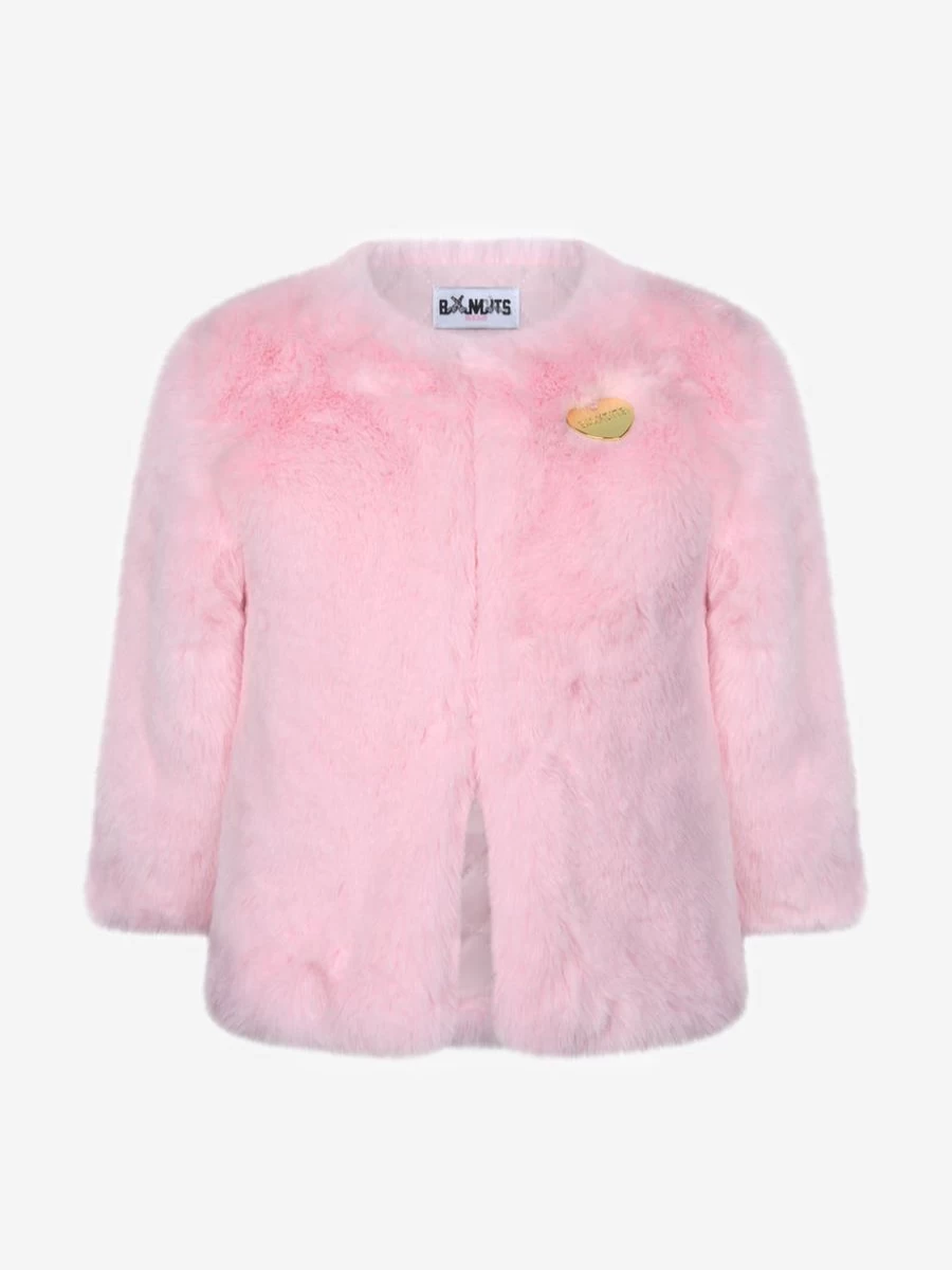 Bandits Girl Faux Fur Jacket for Girls - Cozy Winter Outerwear for Kids