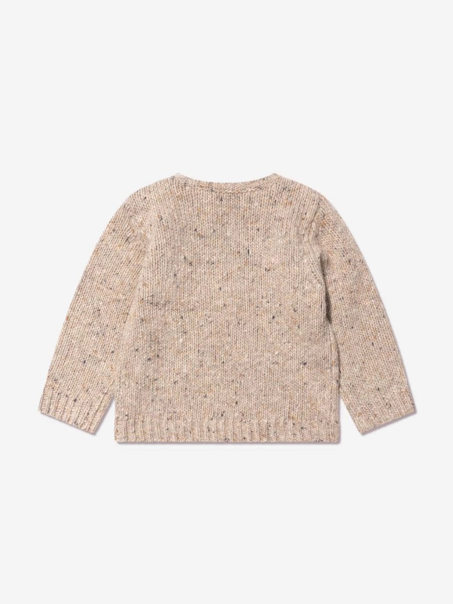 Bonpoint Baby Boys Grey Wool Jumper - Blumaro Collection