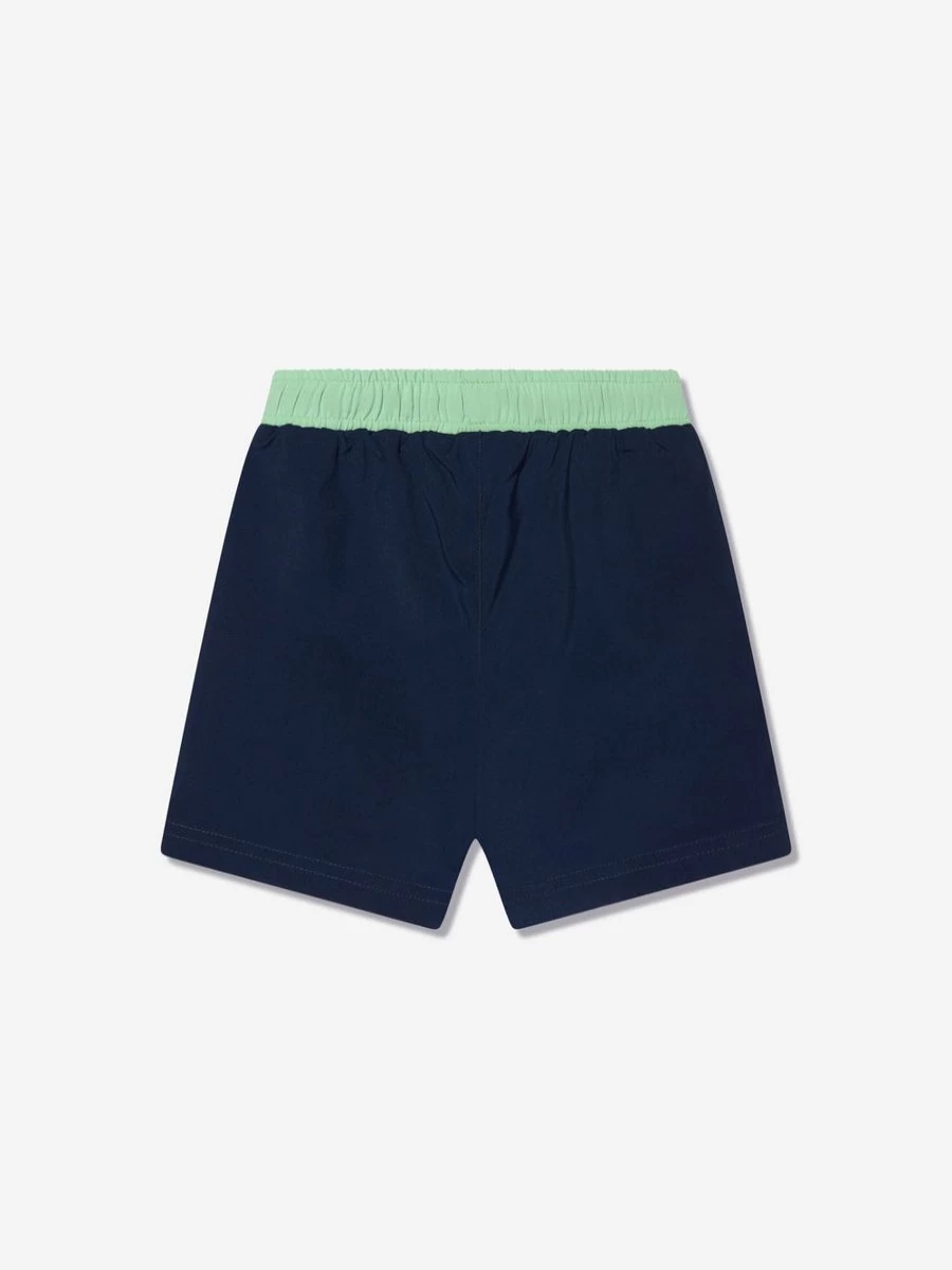 Roarsome Boys Navy Swim Shorts with Spikes - Quick Dry Comfort for Active Kids