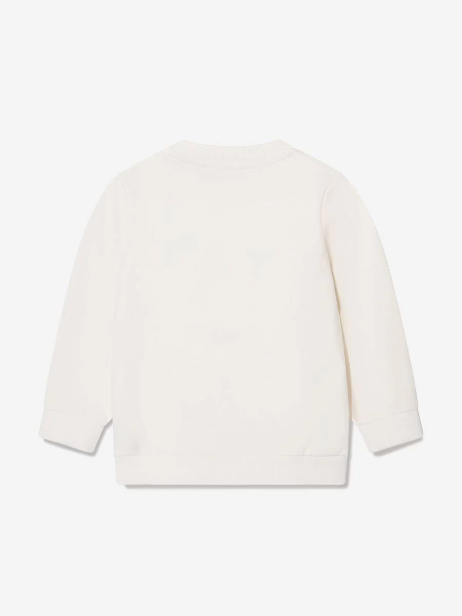Moschino Kids Ivory Teddy Bear Teacup Sweatshirt for Baby Boys & Girls