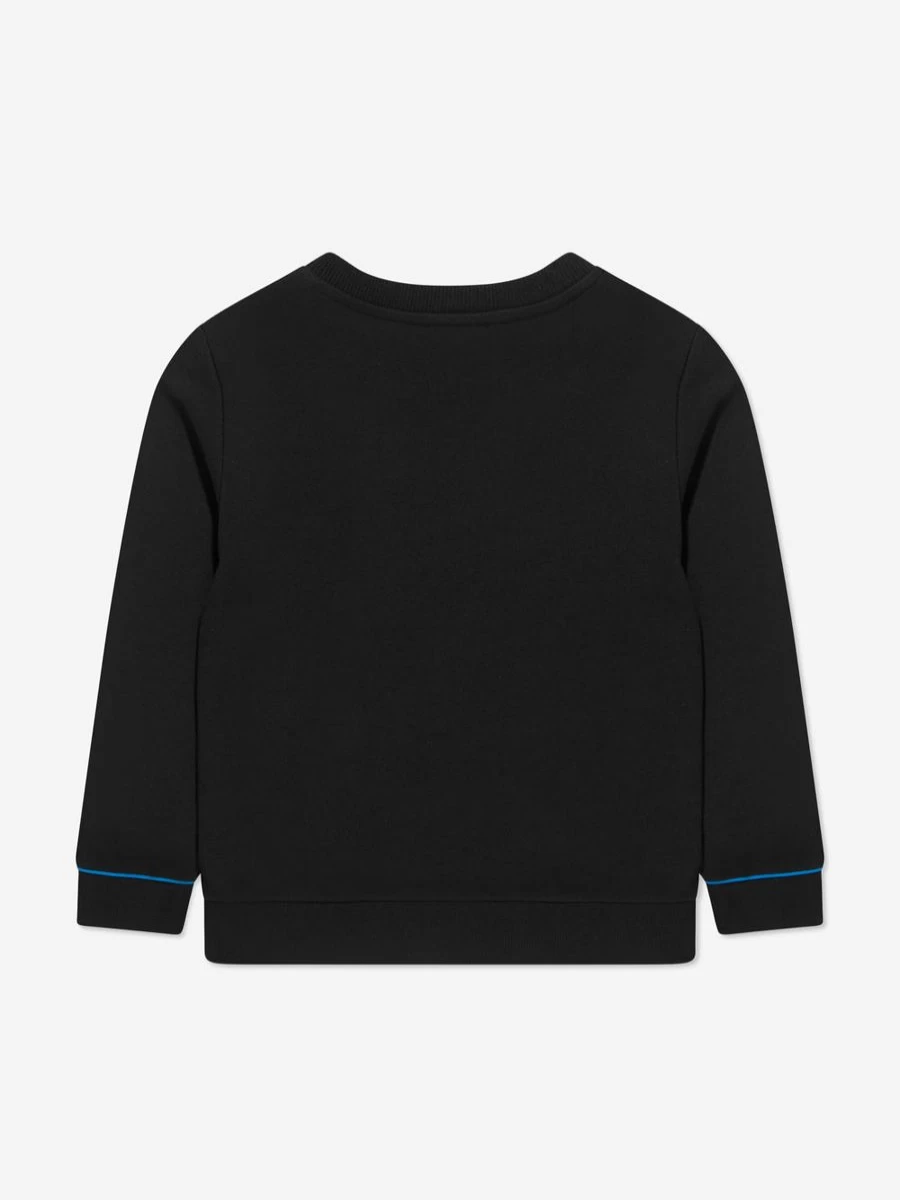 "Missoni Boys Black Logo Sweatshirt for Kids – Premium Cotton Hoodie"