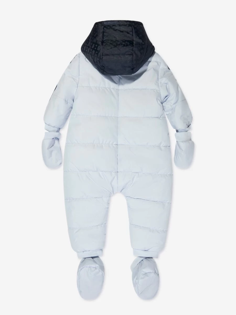 BOSS Baby Boys Winter Snowsuit - Blue Insulated Snowsuit for Toddlers