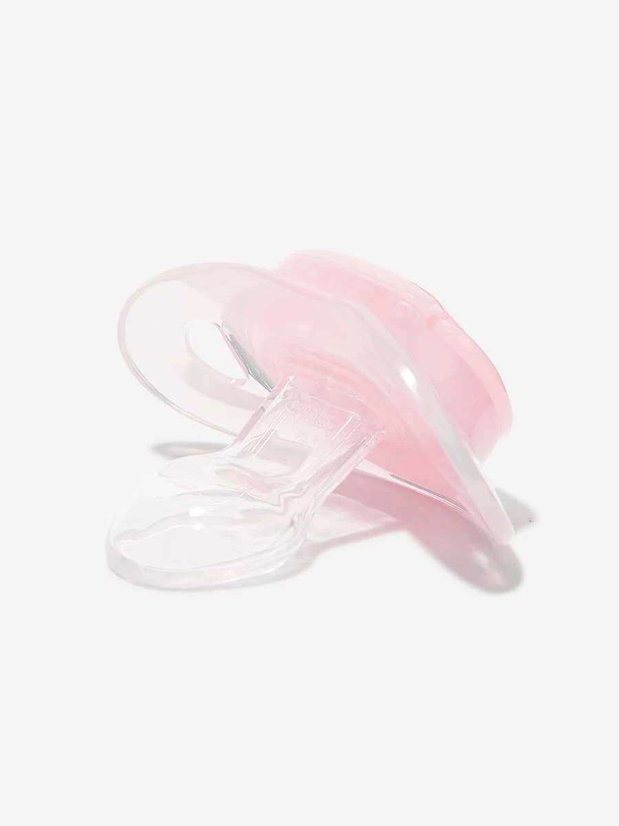 BOSS Baby Girls Pink Logo Print Pacifier | Stylish Infant Accessory by Childsplay Clothing