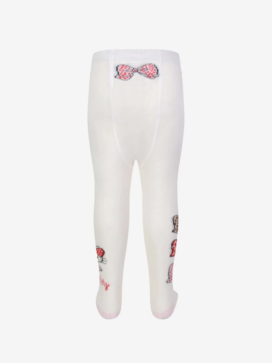 Monnalisa Baby Girls Hello Kitty Printed Tights - Soft & Stretchy Leggings for Infants