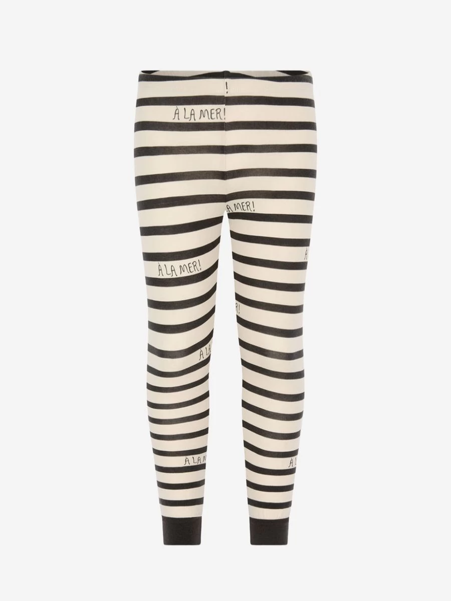 Mini Rodini Boys' Cotton Striped Leggings - Comfortable Kids' Pants for Play & Everyday Wear