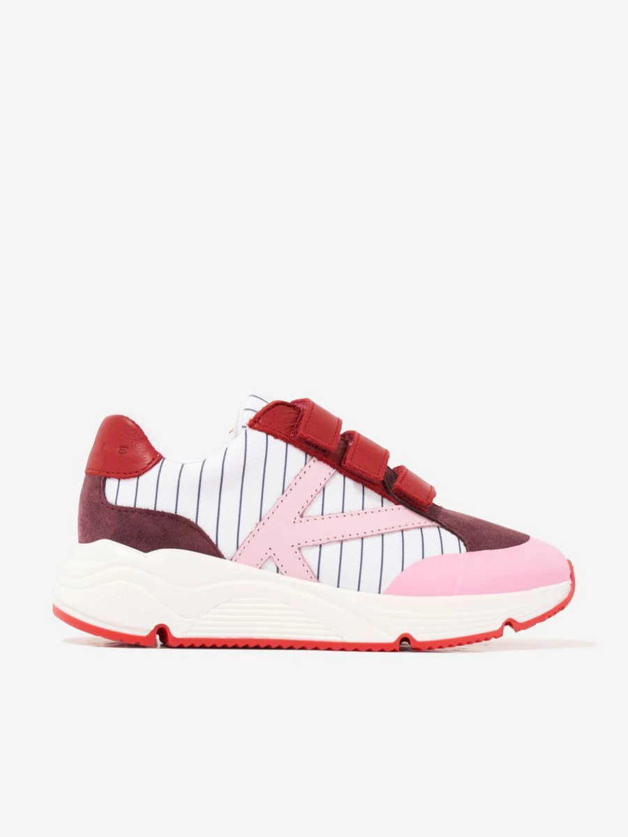 KENZO KIDS Girls Ivory Branded Trainers | Stylish Comfort for Kids