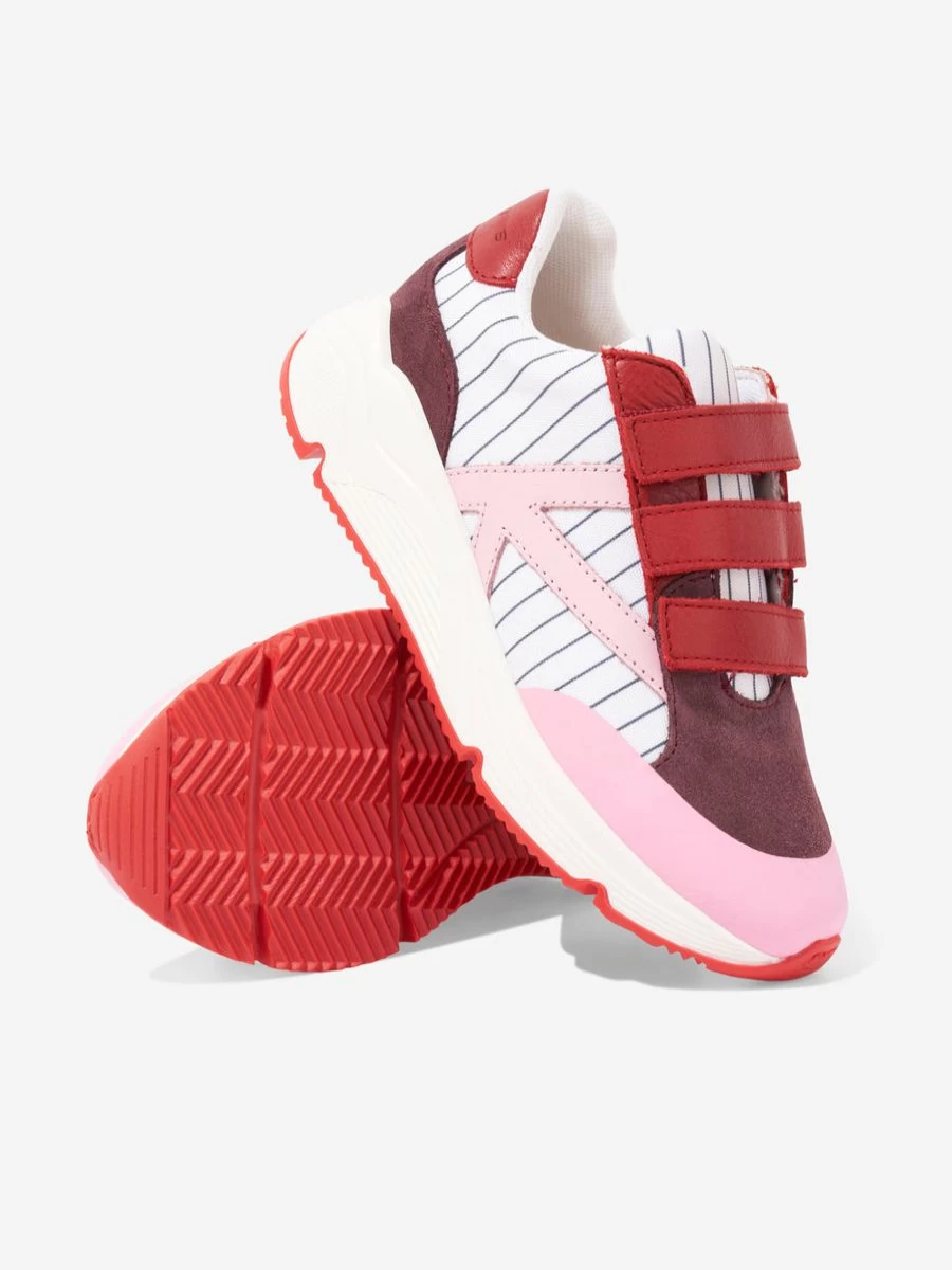 KENZO KIDS Girls Ivory Branded Trainers | Stylish Comfort for Kids