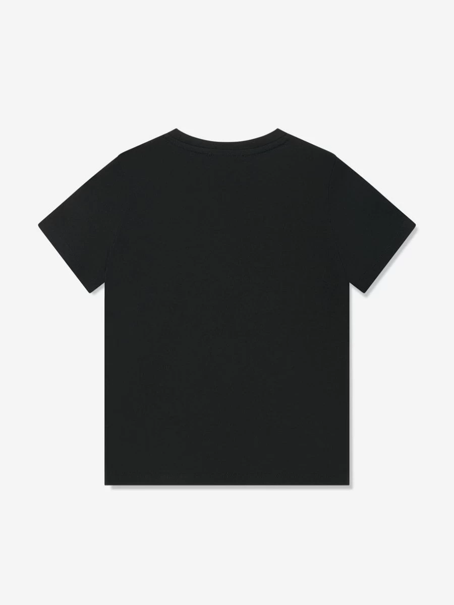 Versace Boys Black Medusa Logo T-Shirt for Kids
