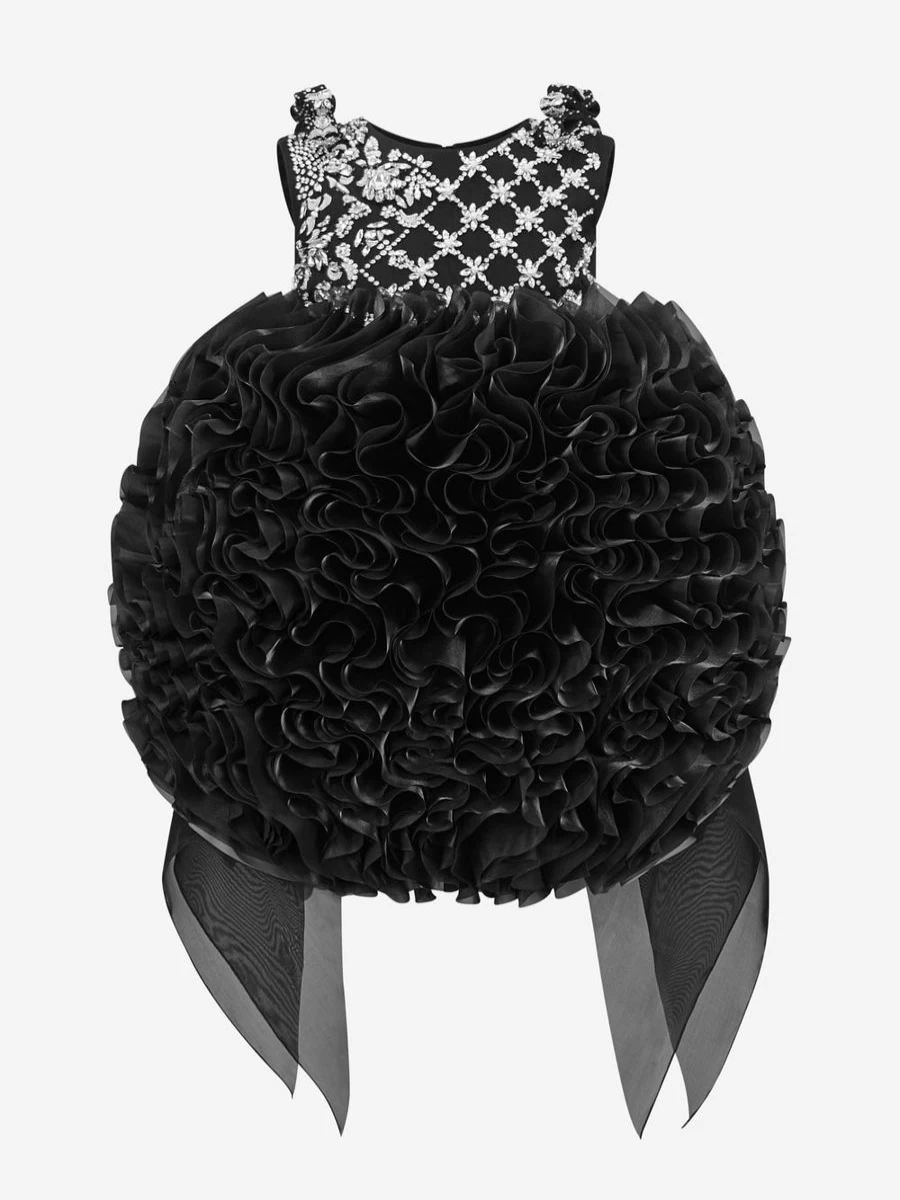 Maison Ava Black Pomme Occasion Dress for Teen Girls