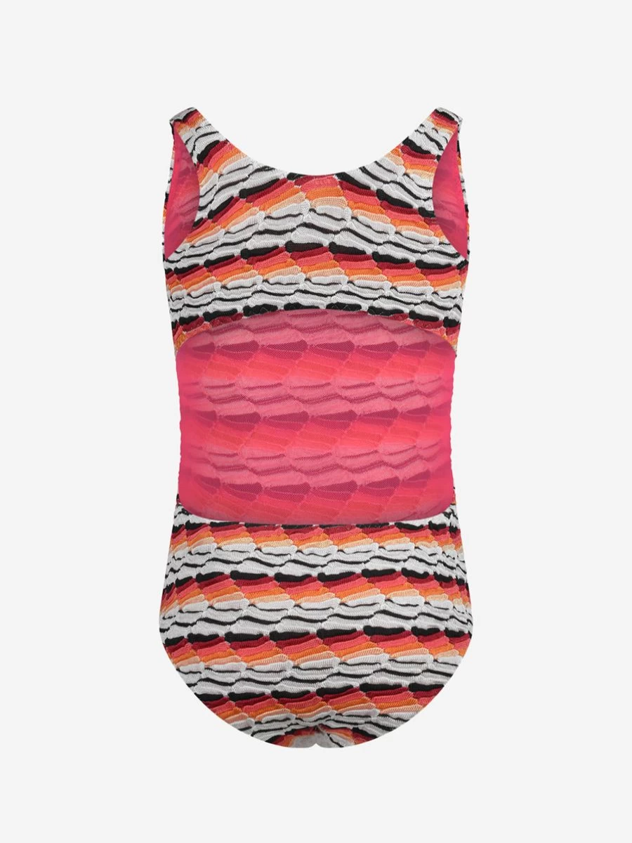 "Missoni Teen Girls' Patterned Swimsuit – Stylish & Trendy Swimwear for Teens"