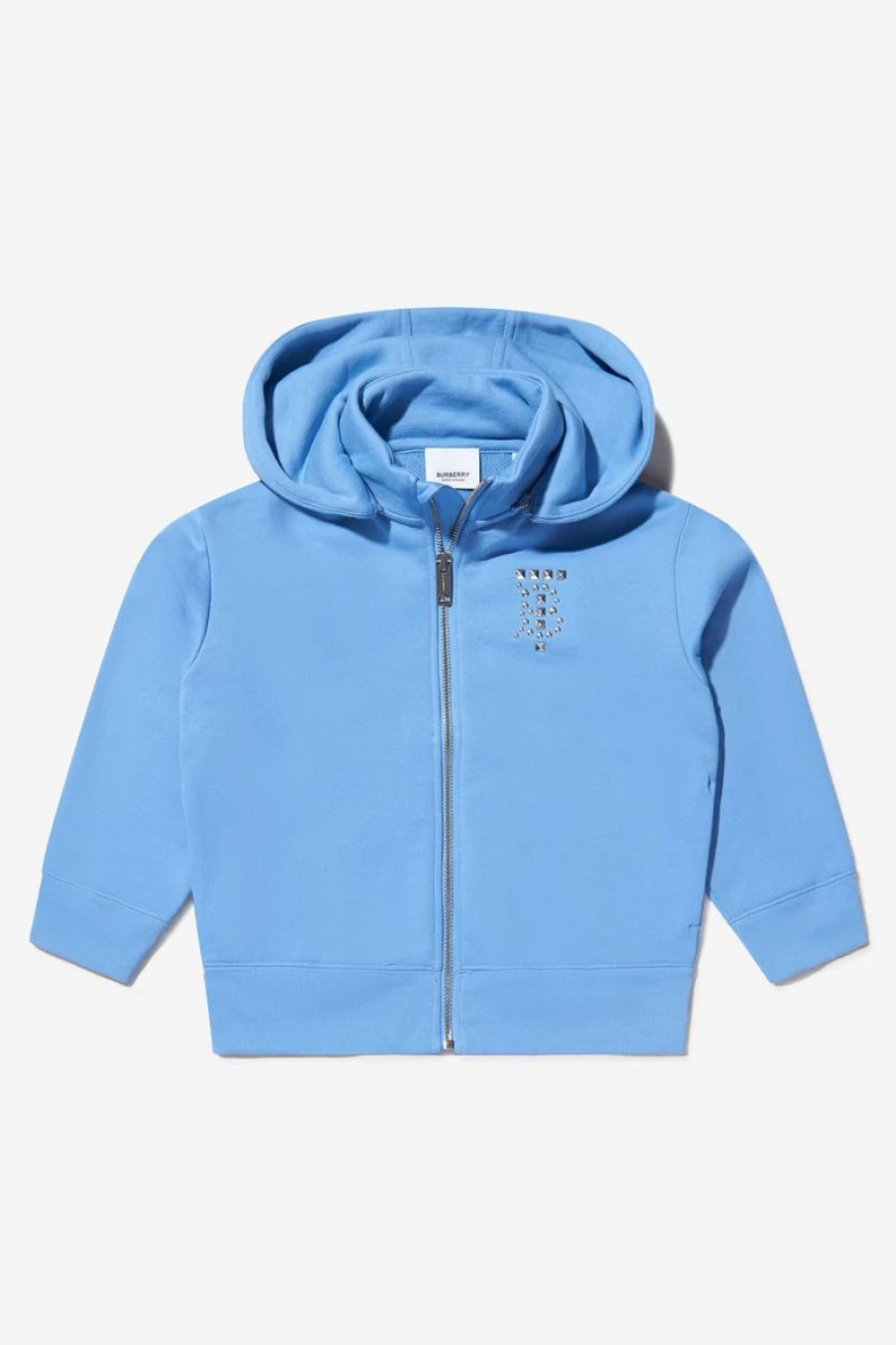 Burberry Kids Boys Studded Logo Zip-Up Hoodie | Stylish Designer Jacket for Boys
