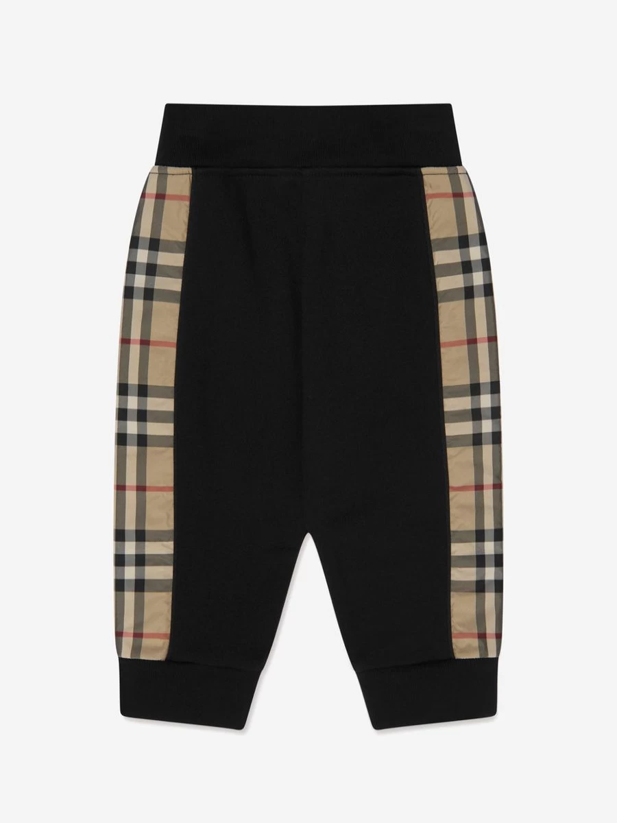 Burberry Kids Boys' Black Mini Nolen Joggers for Baby