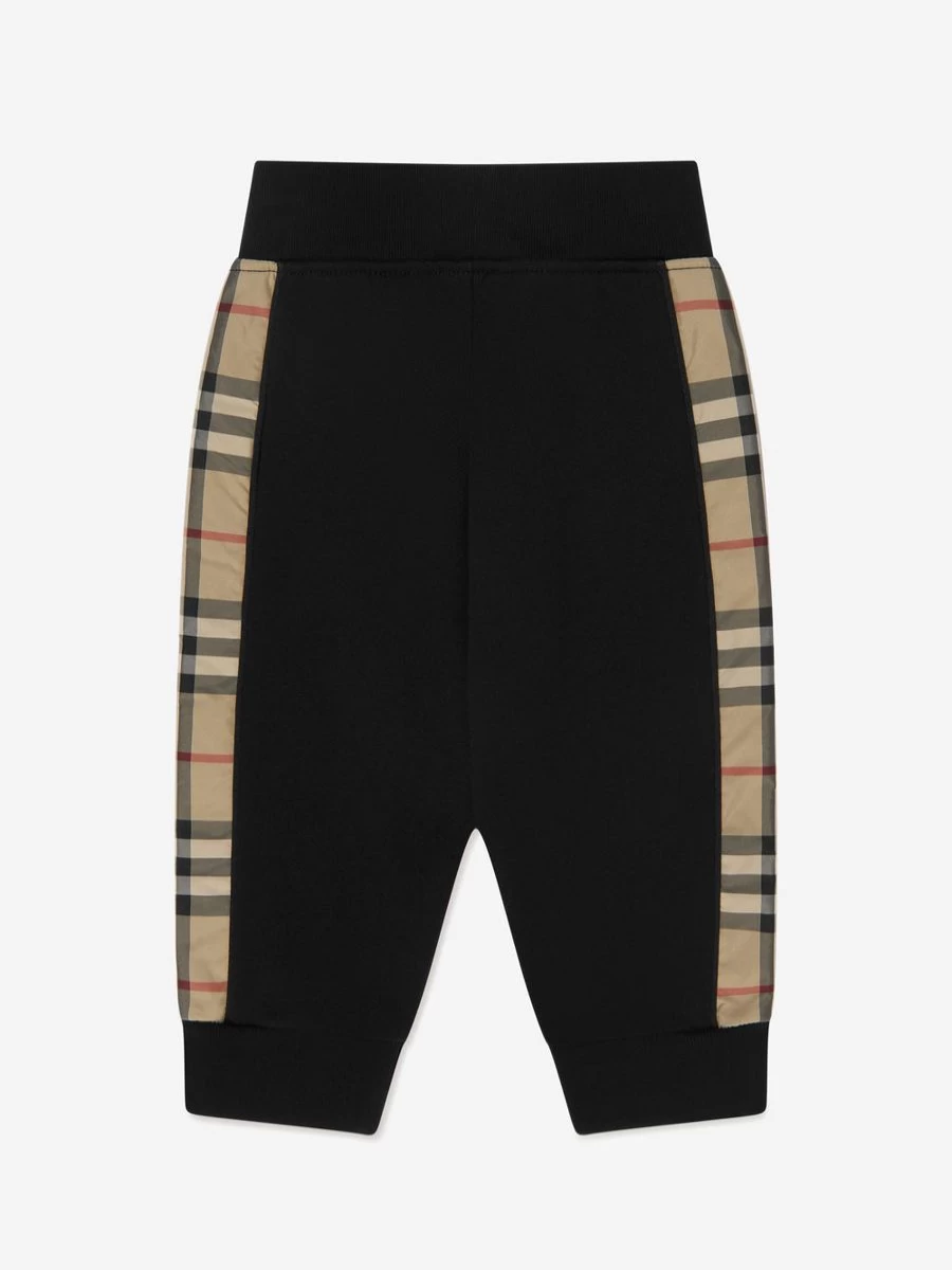Burberry Kids Boys' Black Mini Nolen Joggers for Baby
