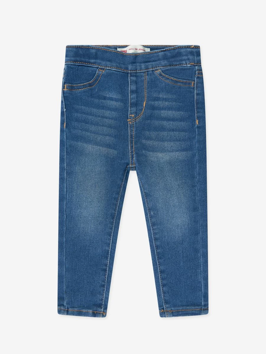 Levi's Kids Girls' Stretch Pull-On Jeggings - Comfortable & Stylish Toddler Pants