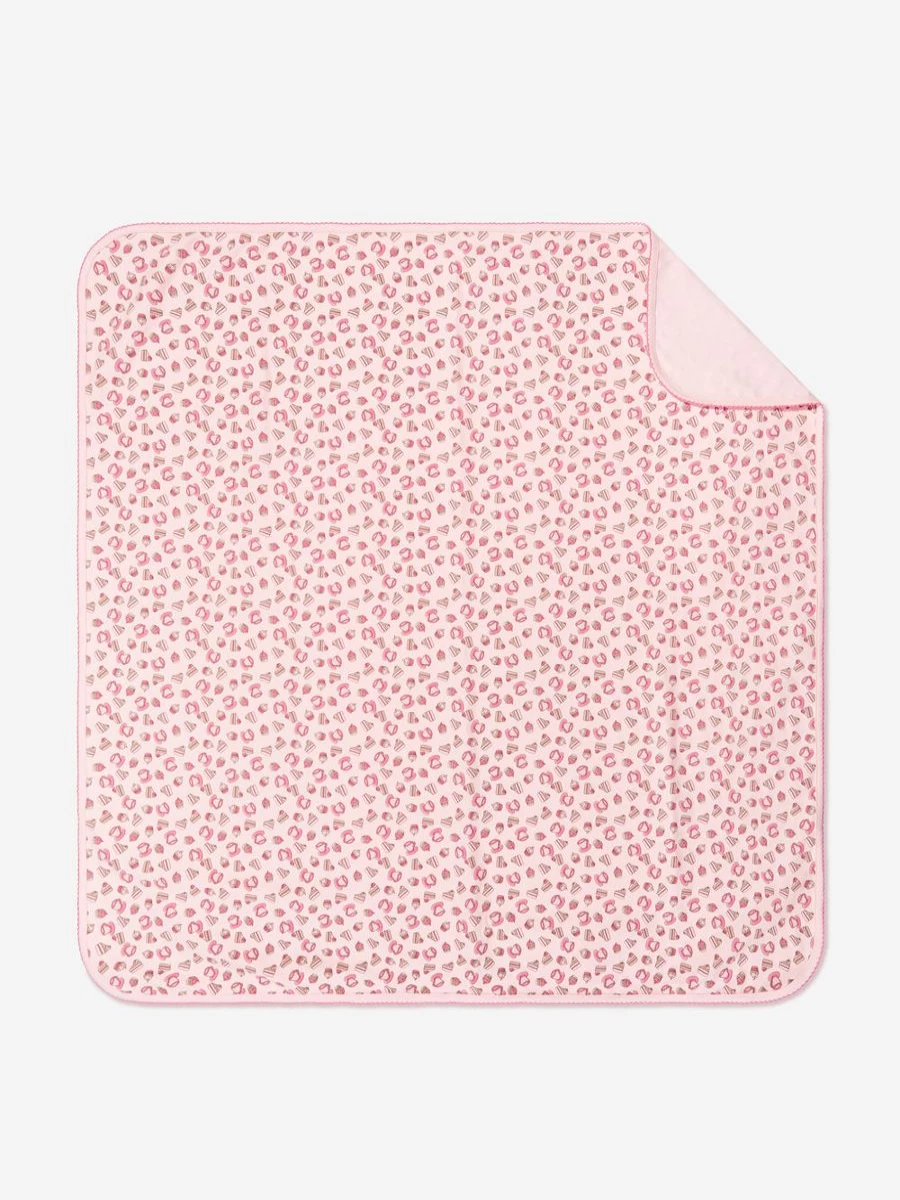 Rachel Riley Pink Cupcake Blanket for Baby Girls - Soft & Cozy Nursery Essential