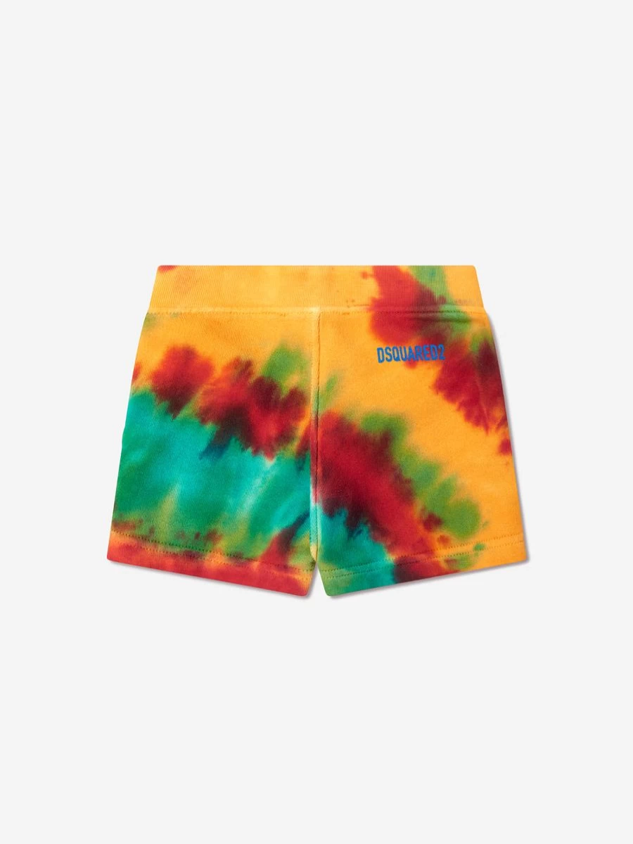 Dsquared2 Kids Boys' Multicolour Tie-Dye Shorts for Baby