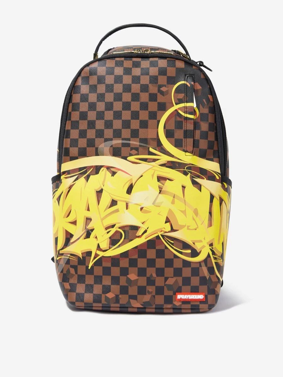 Sprayground Girls Wildstyle Deluxe Backpack for Kids - Stylish Sip Design School Bag