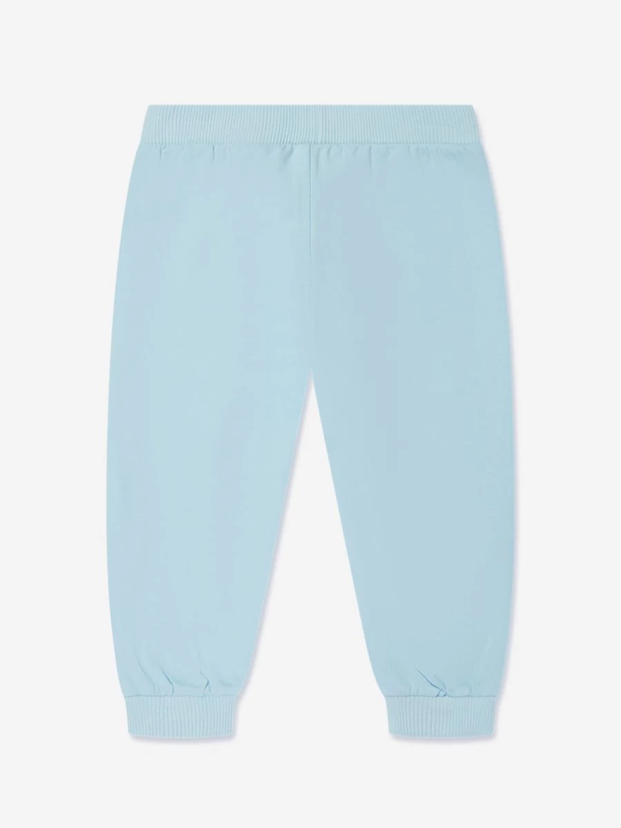 Moschino Kids Girls Blue Teddy Bear Rocking Horse Joggers Pants