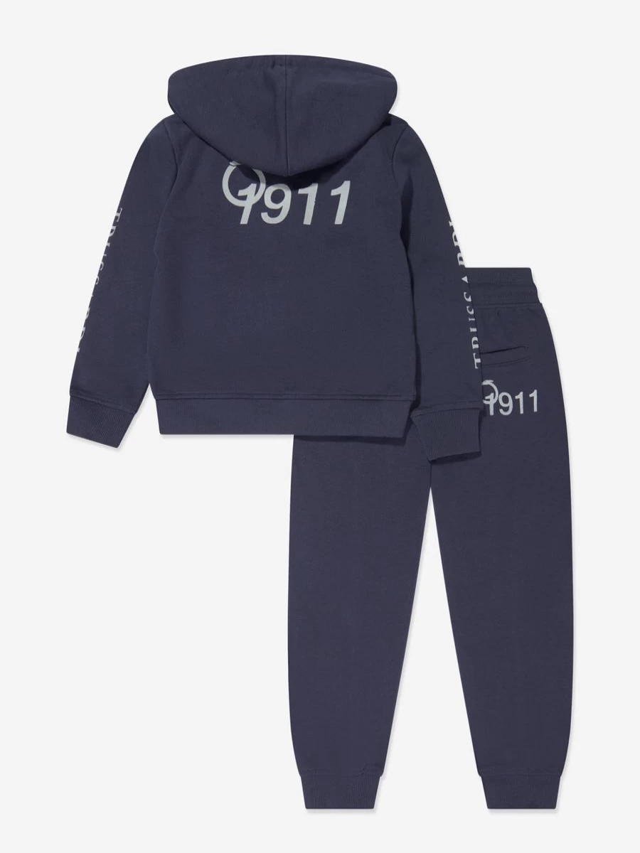 Trussardi Boys Navy Wink Tracksuit - Comfortable Athletic Wear for Kids