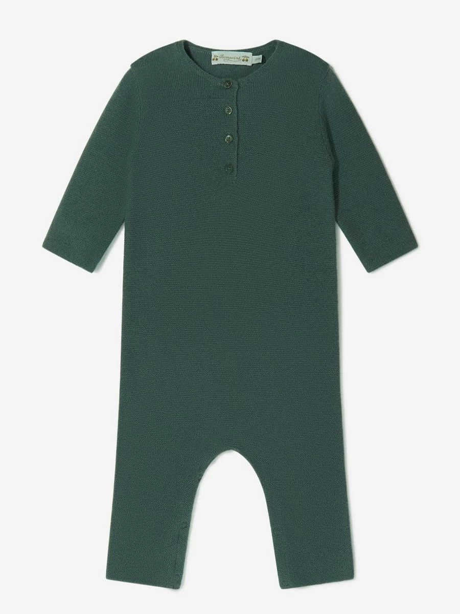 Bonpoint Girls Baby Cashmere Romper - Luxurious Soft Jumpsuit for Infants & Toddlers | Childsplay Clothing