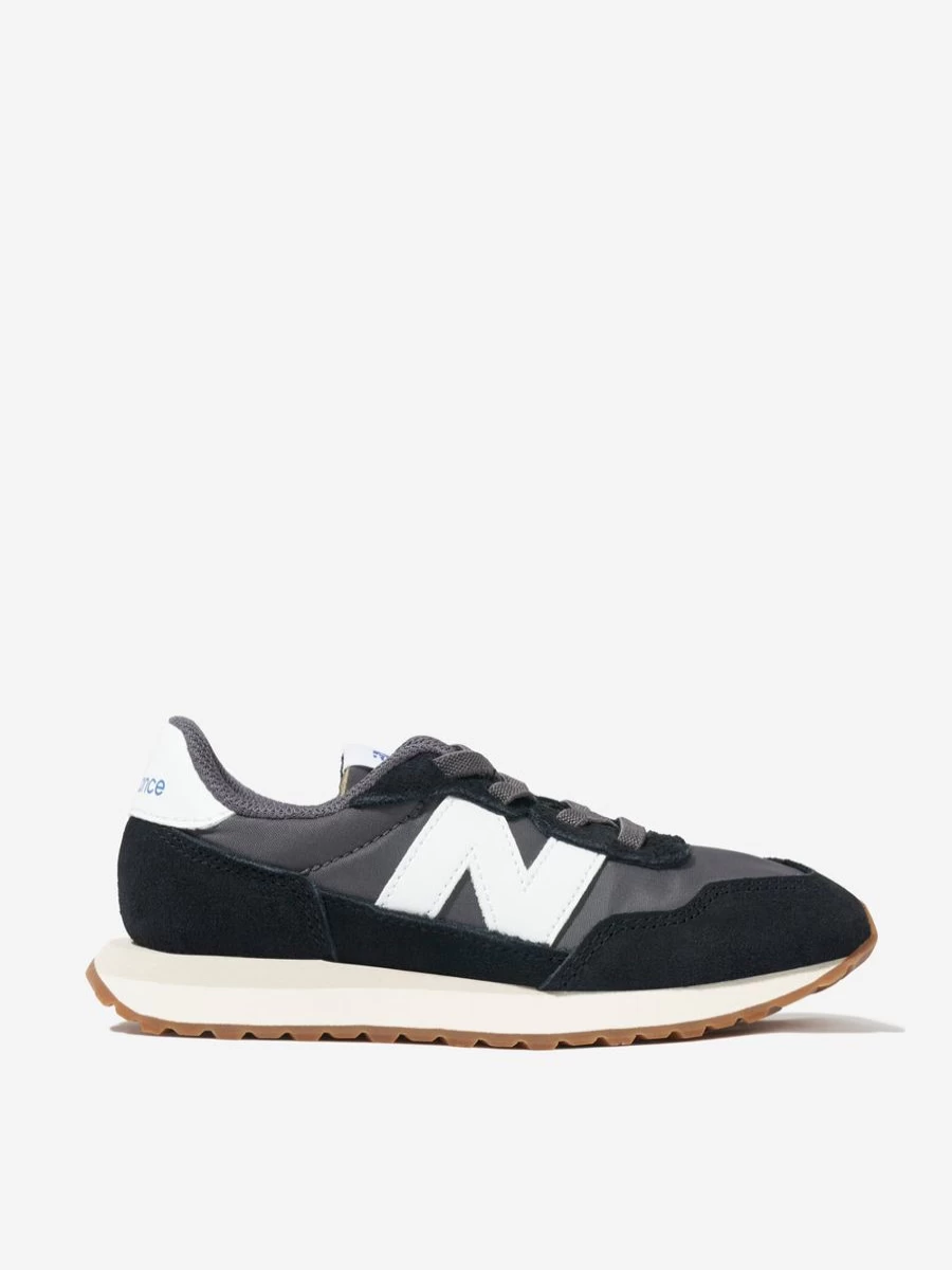 New Balance Kids 237 Black Lace-Up Trainers for Boys | EU Sizing | Childsplay Clothing