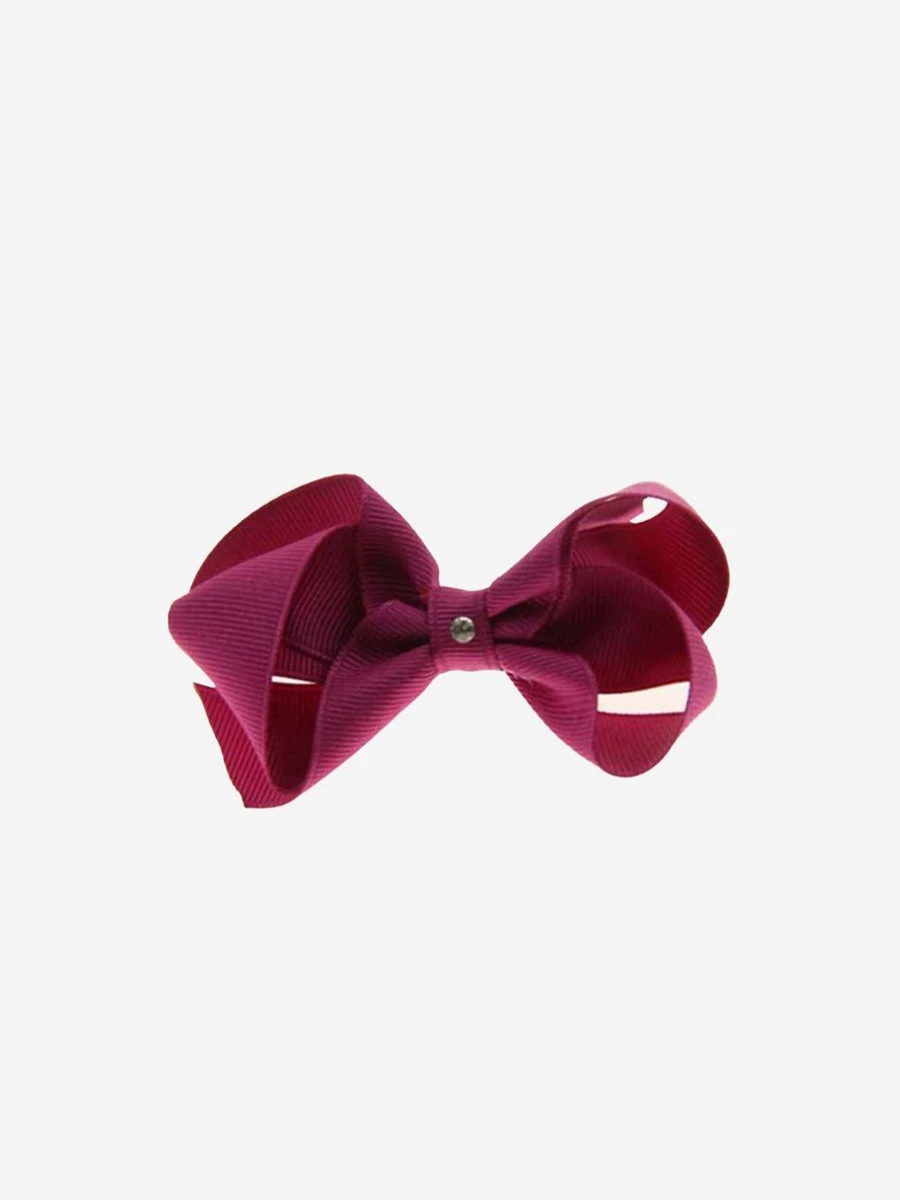 Dotty Daydreams Teen Girls Dark Bow Hair Clip - Stylish Hair Accessory for Teens
