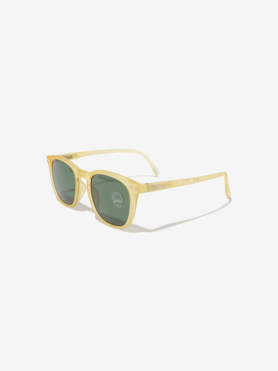 Izipizi Girls' Yellow Trapeze Sunglasses – Kids' Classic Iconic Style