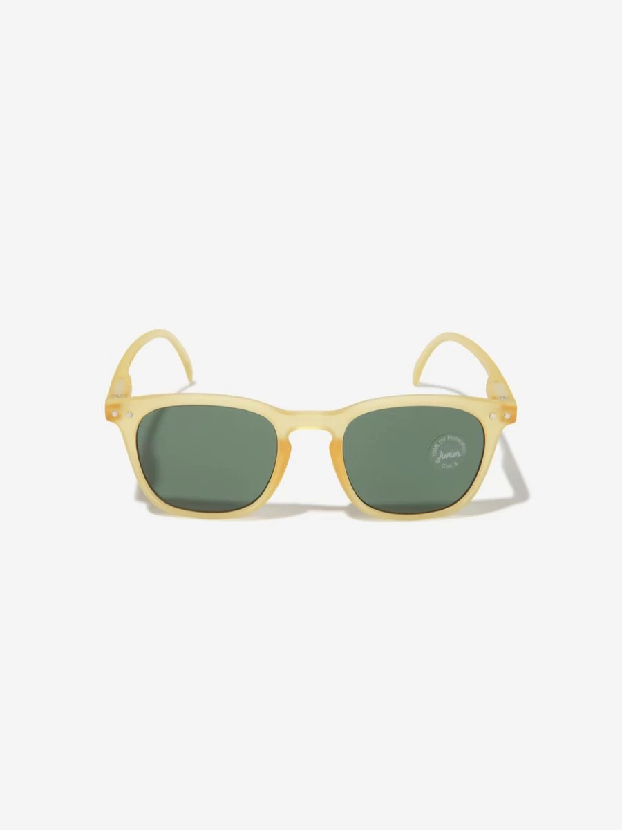 Izipizi Girls' Yellow Trapeze Sunglasses – Kids' Classic Iconic Style