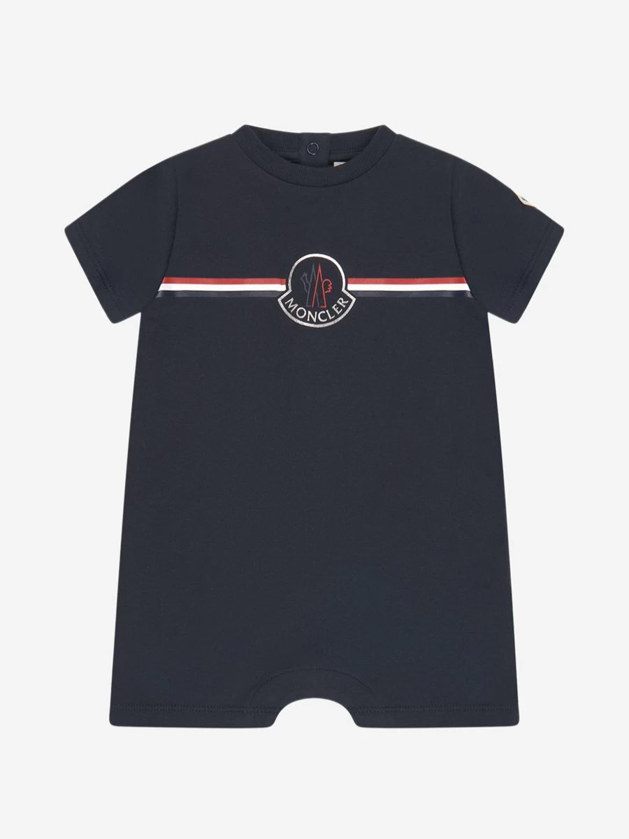 Moncler Enfant Baby Unisex Shortie | Premium Kids' Short Sleeve Bodysuit