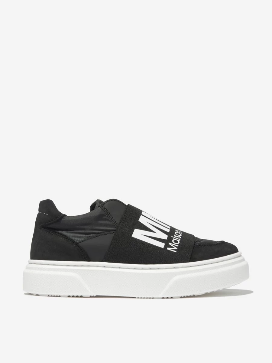 MM6 Maison Margiela Girls' Slip-On Logo Trainers - Unisex Comfort Sneakers