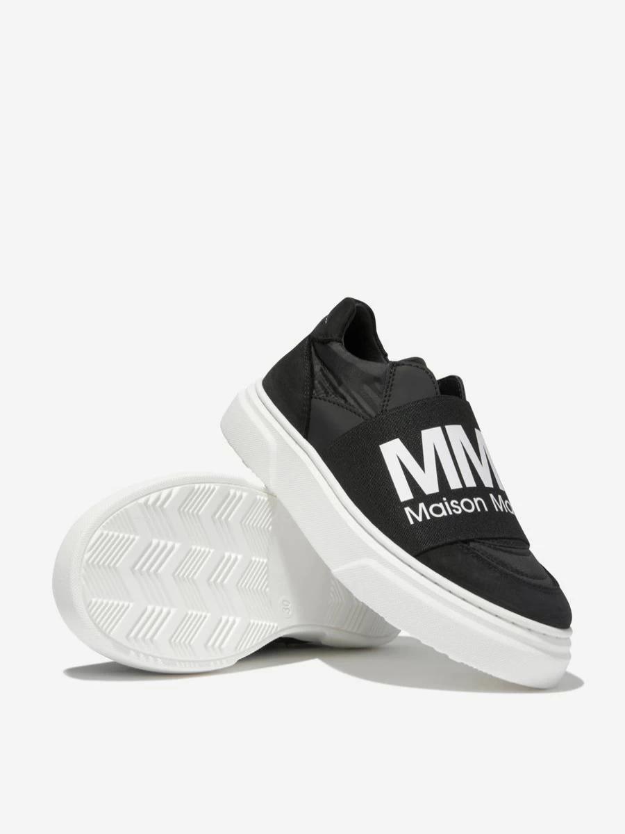 MM6 Maison Margiela Girls' Slip-On Logo Trainers - Unisex Comfort Sneakers
