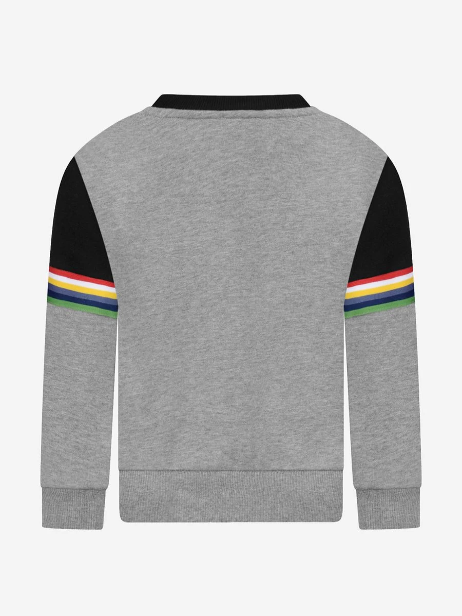 Monnalisa Girls' Embroidered Logo Sweater - Soft Cotton Knit Pullover for Kids