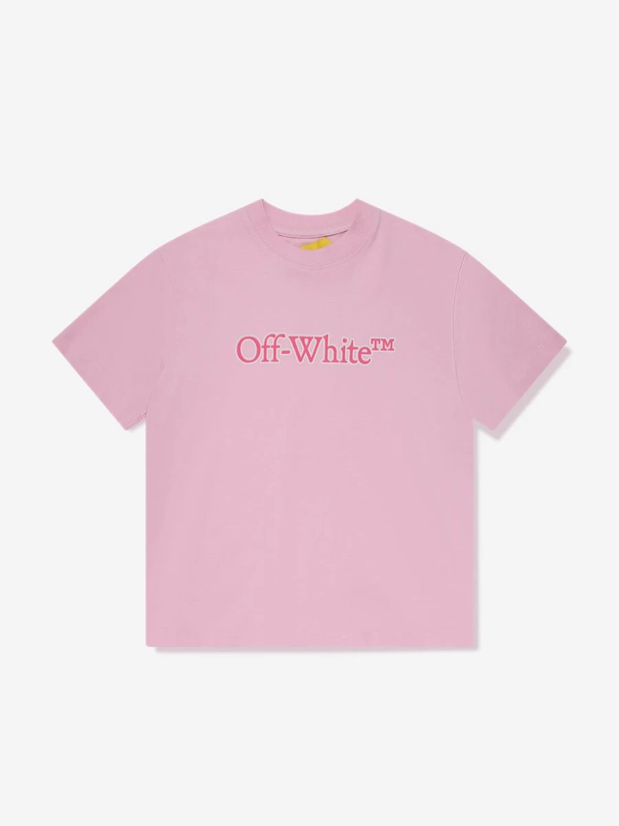 Off-White Purple Book Lover Graphic Tee for Girls - Big & Bold Literary T-Shirt