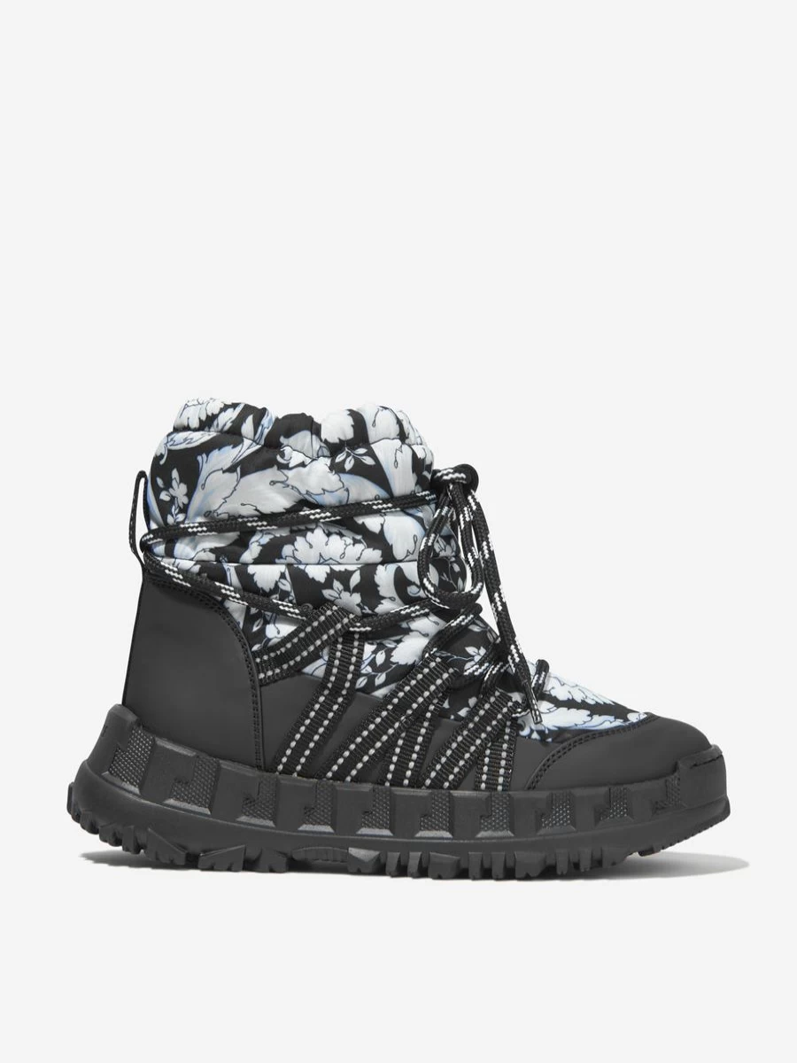 Versace Boys Barocco Snow Boots | Winter Kids Boots | Luxury Children's Footwear