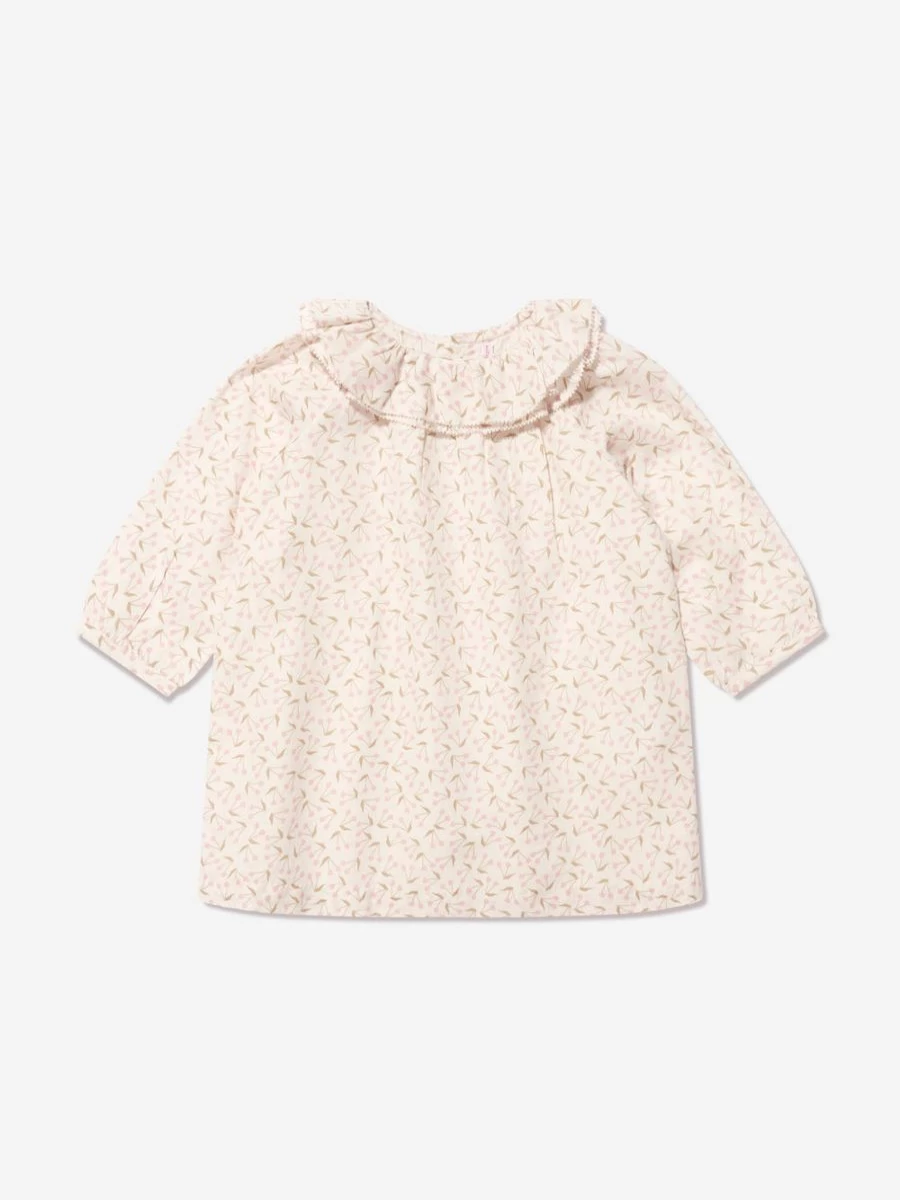 Bonpoint Baby Girls Pink Flavili Dress - Elegant & Stylish Infant Dress