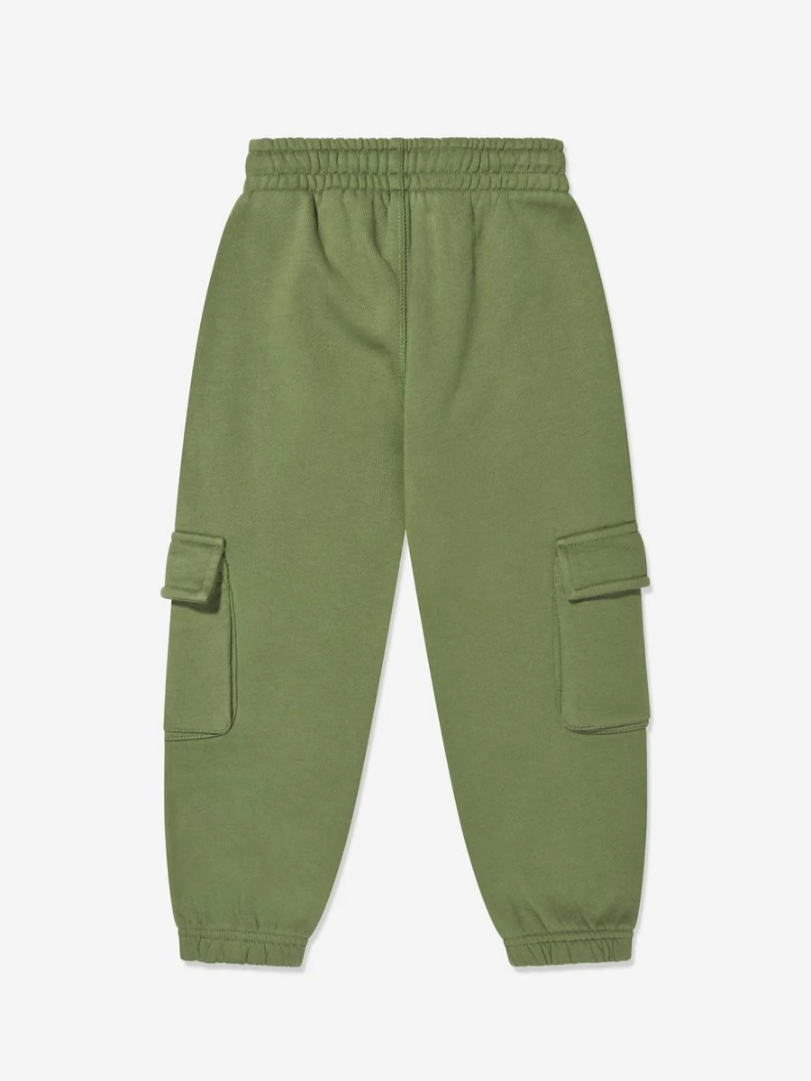 Off-White Teen Boys Green Camouflage Logo Joggers Pants