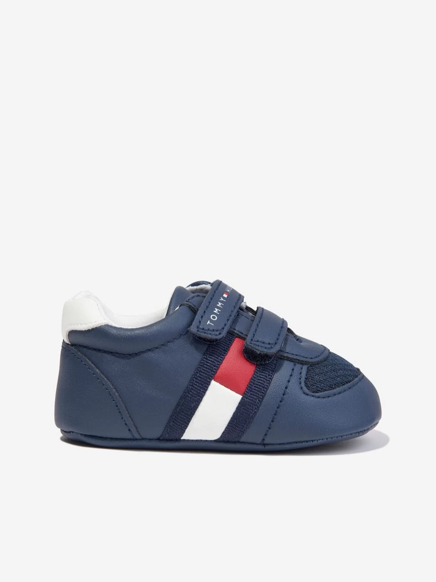 Tommy Hilfiger Baby Boys Pre-Walker Shoes with Velcro Straps for Easy Wear