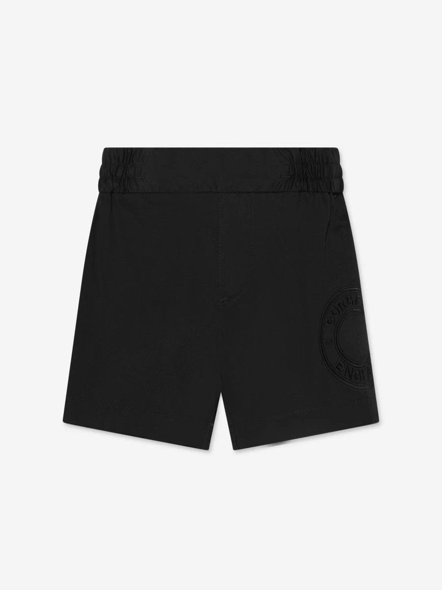 Burberry Kids Baby Boys Black Mini Romeo Shorts | Classic Cotton Shorts for Toddlers