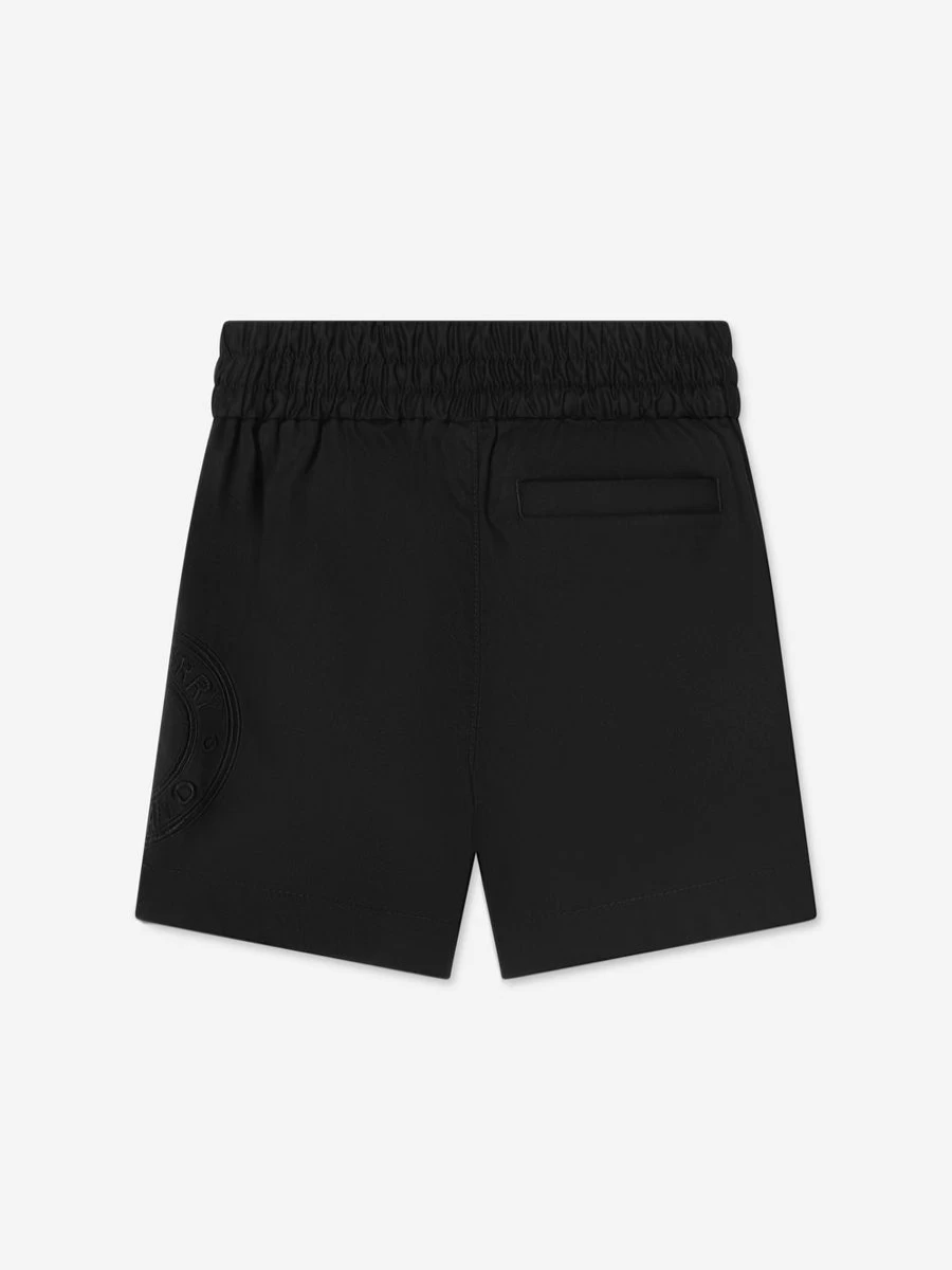 Burberry Kids Baby Boys Black Mini Romeo Shorts | Classic Cotton Shorts for Toddlers