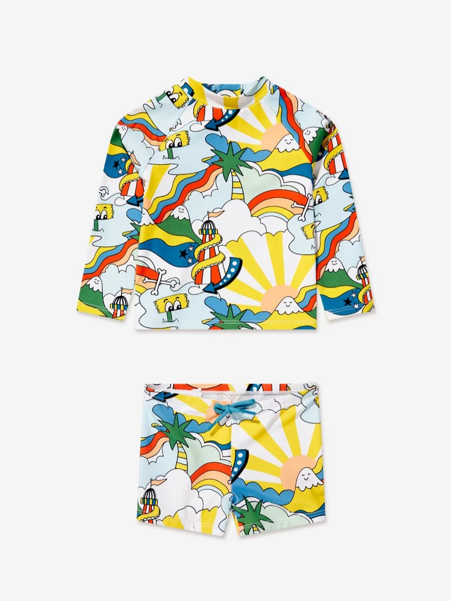 Stella McCartney Kids Boys' Colorful Swim Set for Baby Boys