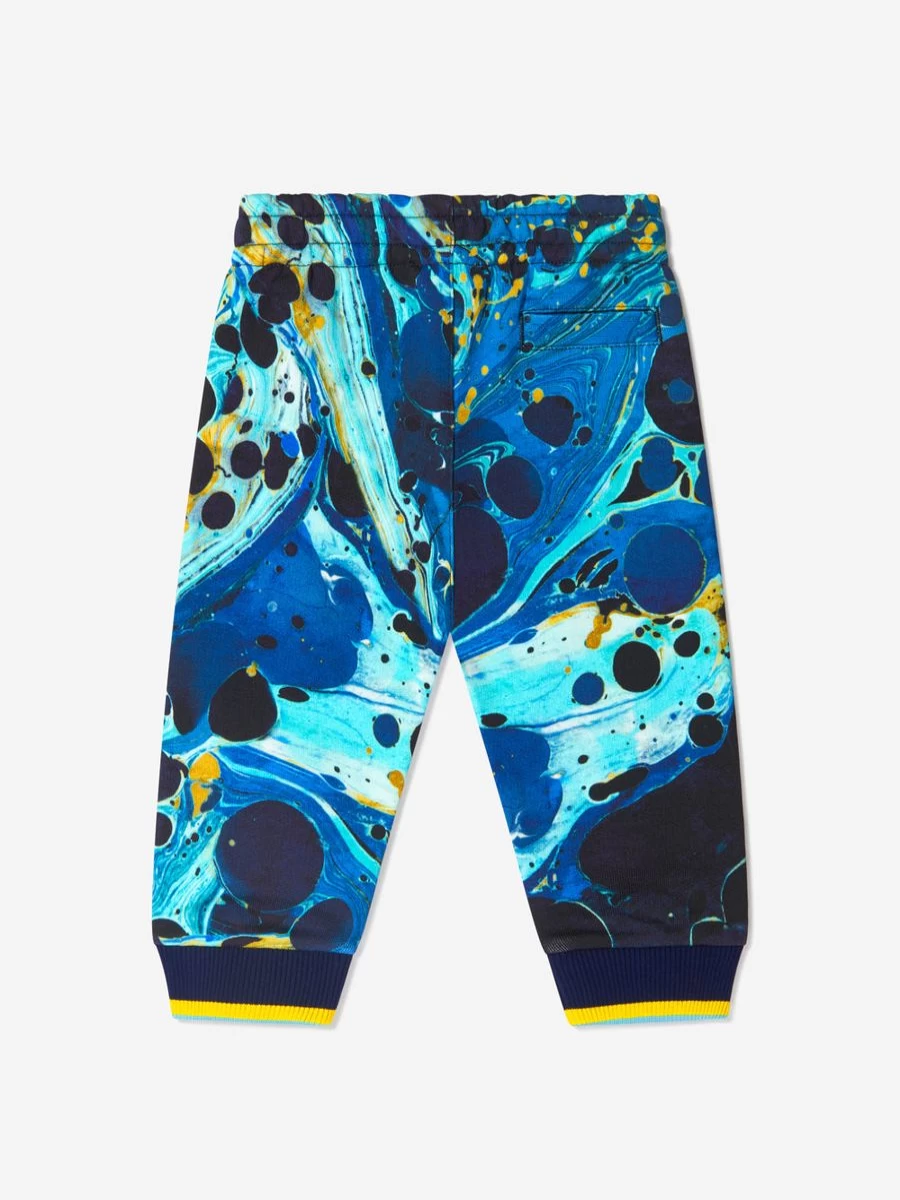 Dolce & Gabbana Kids Baby Boys' Soft Cotton Marble Print Jogger Pants